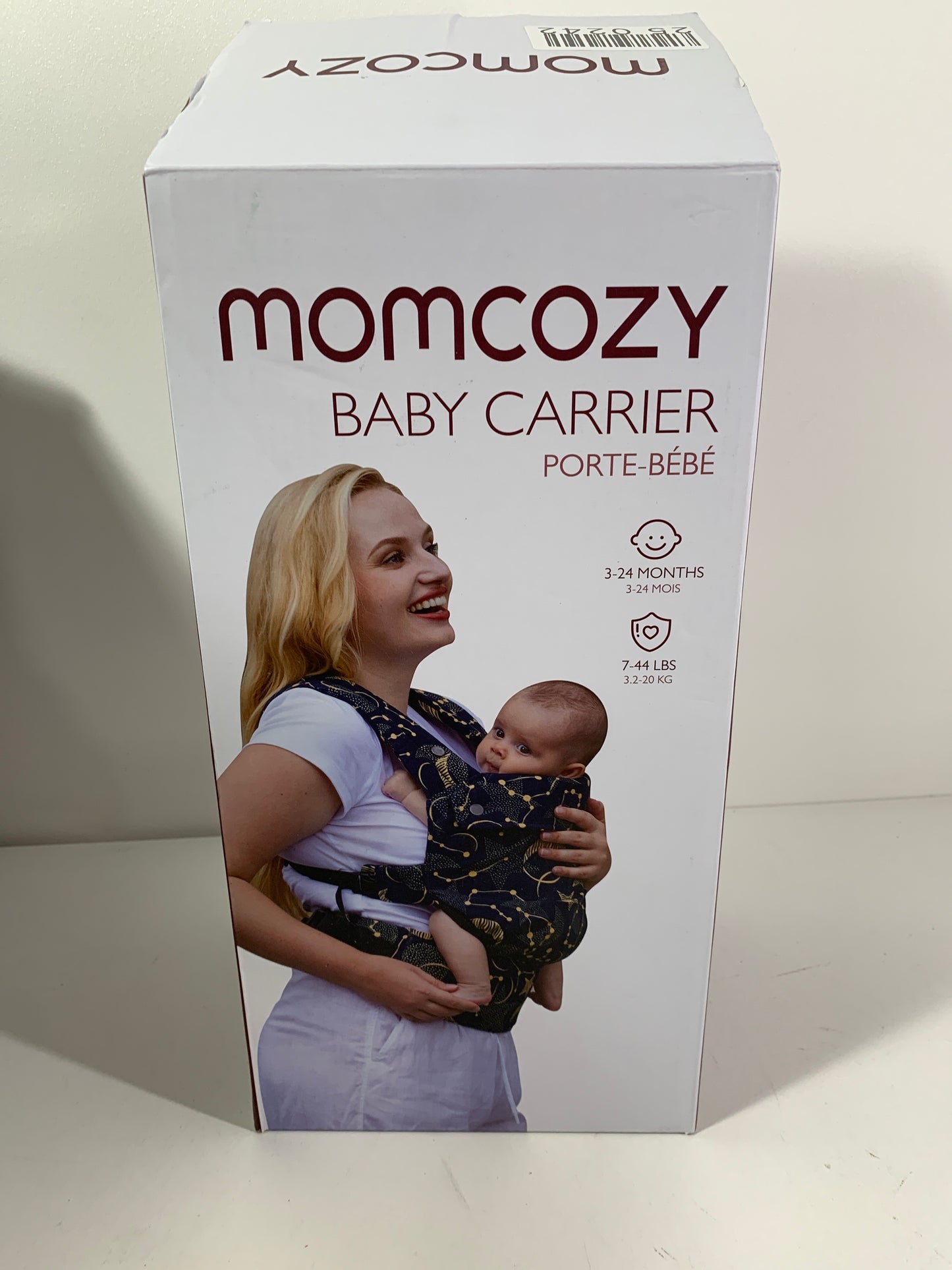 Momcozy Baby Carrier - Ergonomic, Cozy and Lightweight Carrier for 7-44lbs, Effortless to Put On, Ideal for Hands-Free Parenting, Enhanced Lumbar Support, Purehug for Infant to Toddler, Houndstooth