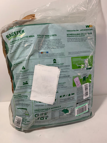 Bagster Dumpster in a Bag Green 606 Gallon Capacity