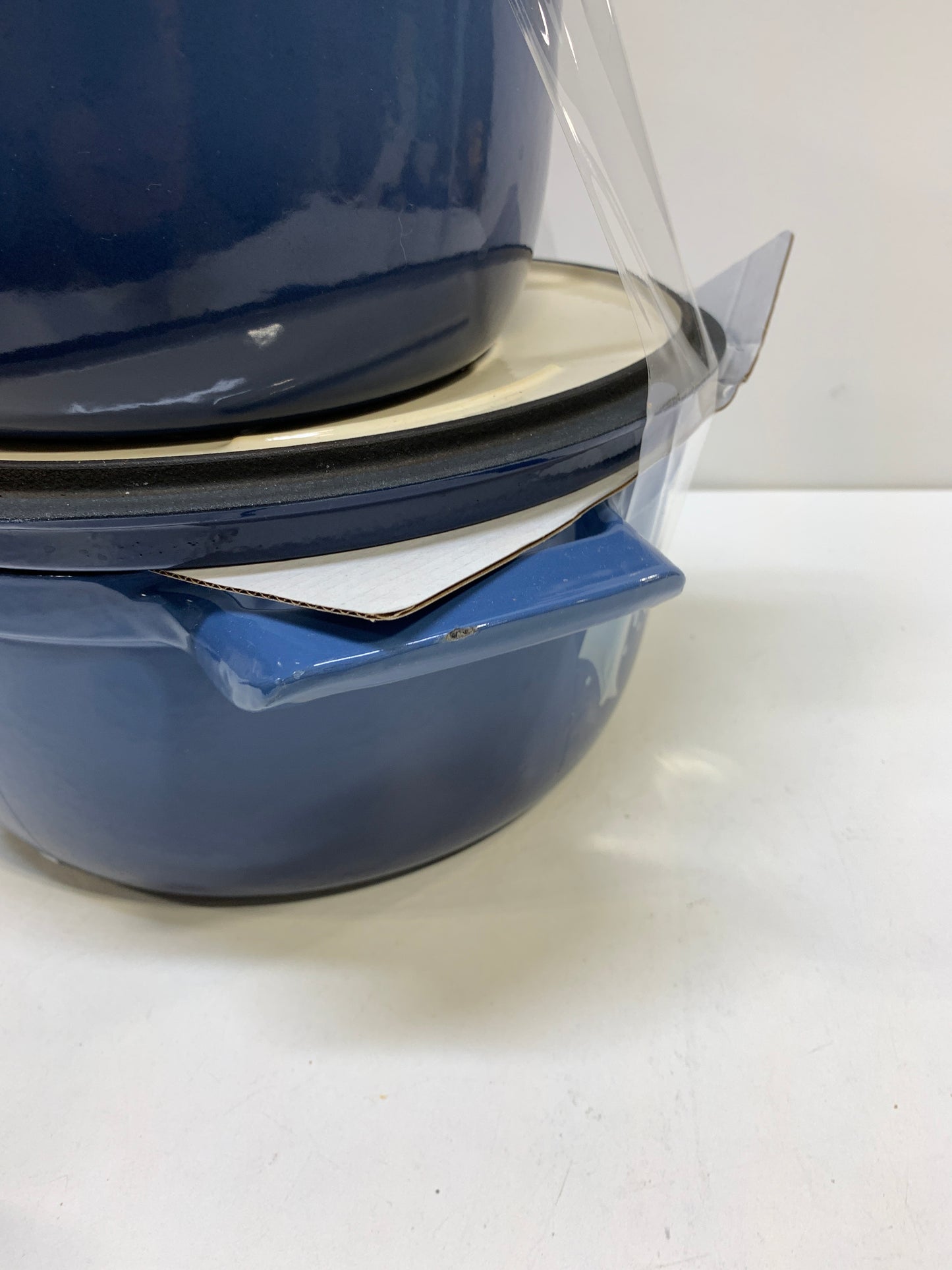 Tramontina 4-quart & 6-quart Enameled Cast Iron Round Dutch Oven 2-Pack, Blue