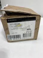 Baldwin Left Handed Non-Turning One-Sided Dummy Door Knob - Lifetime Polished Brass - 5015003IDM - *Tools Hardware &