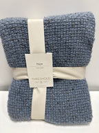 Marled Knit Throw Blue - Threshold - *Bedding