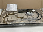 Brizo 63044lf Litze Single Handle Arc Spout Pull Down Kitchen Faucet with Industrial Handle Luxe Gold