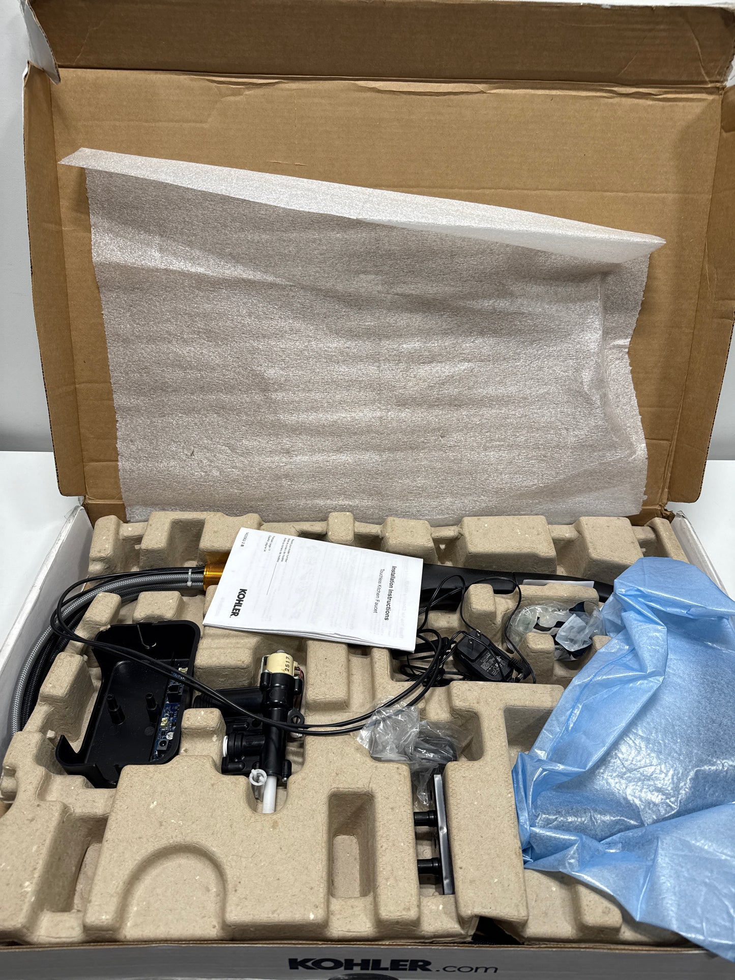 Kohler K-22068-BL Graze Kitchen Sink Faucet, Matte Black