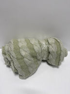 50’’x60’’ Twisted Cable Throw Blanket Green and Cream - Threshold™ Designed with Studio McGee - *Bedding