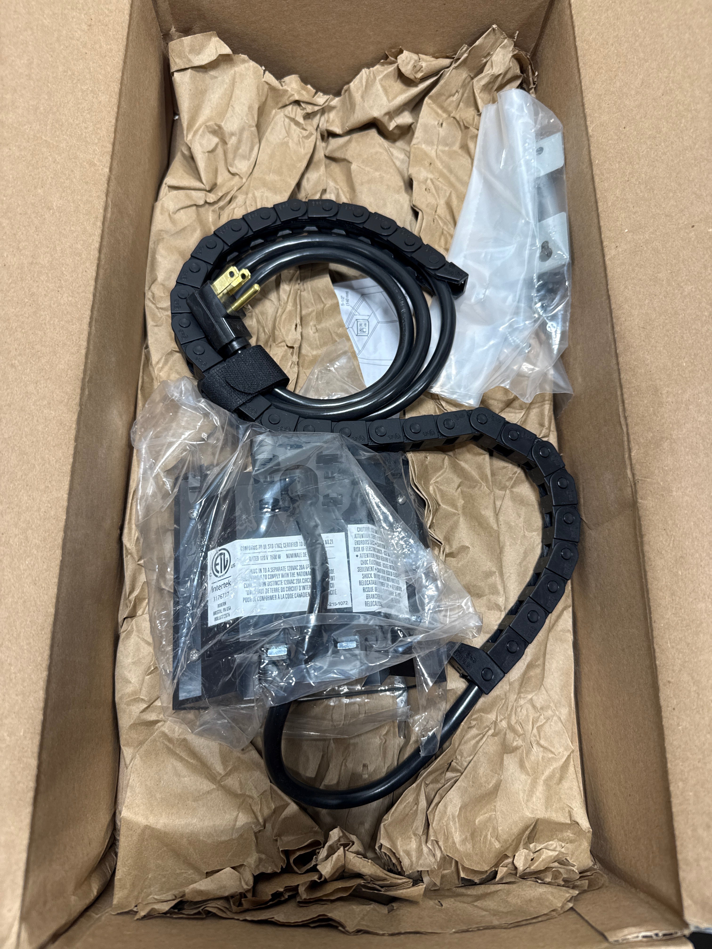 Kohler Drawer Electrical Outlet K-99566-CA3, Black