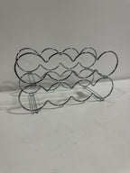 Stacking 8 Bottle wine Rack - Chrome - *Home Decor & Curtains