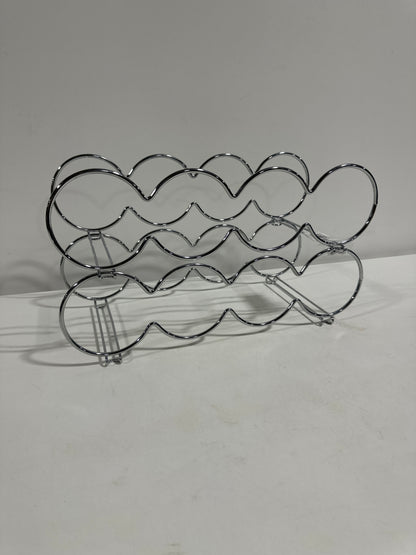 Stacking 8 Bottle wine Rack - Chrome