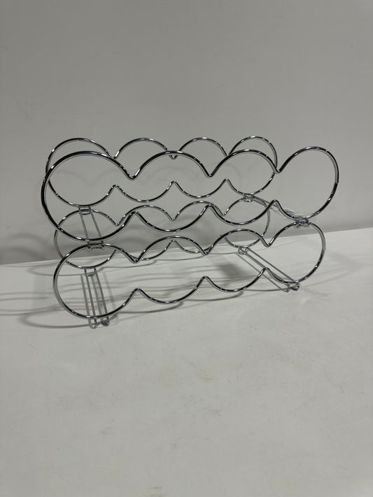 Stacking 8 Bottle wine Rack - Chrome