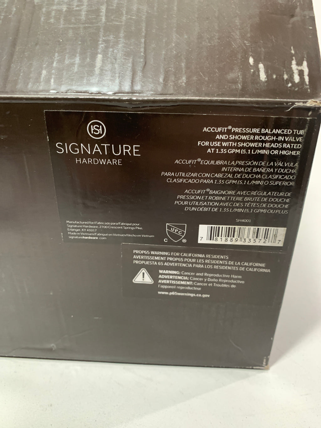 Signature Hardware 446520 4001 Series 1/2’’ Pressure Balance Tub and Shower Rough in Valve - *Plumbing