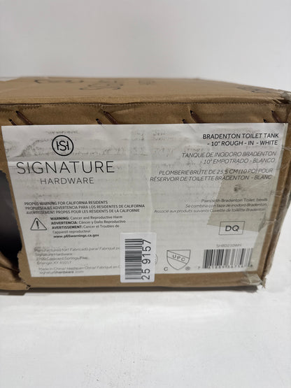 Signature Hardware SHBD210 CCY 1.28 GPF 10 TANK BRAD White