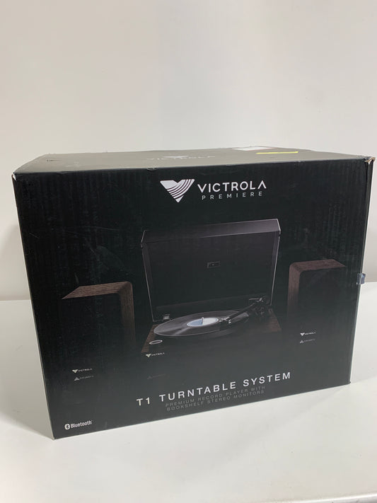 Victrola - Premiere T1 Turntable System - Espresso