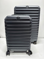 Lightly Used Delsey Paris 2-piece Hardside Luggage Set - Grey - *Luggage & Travel