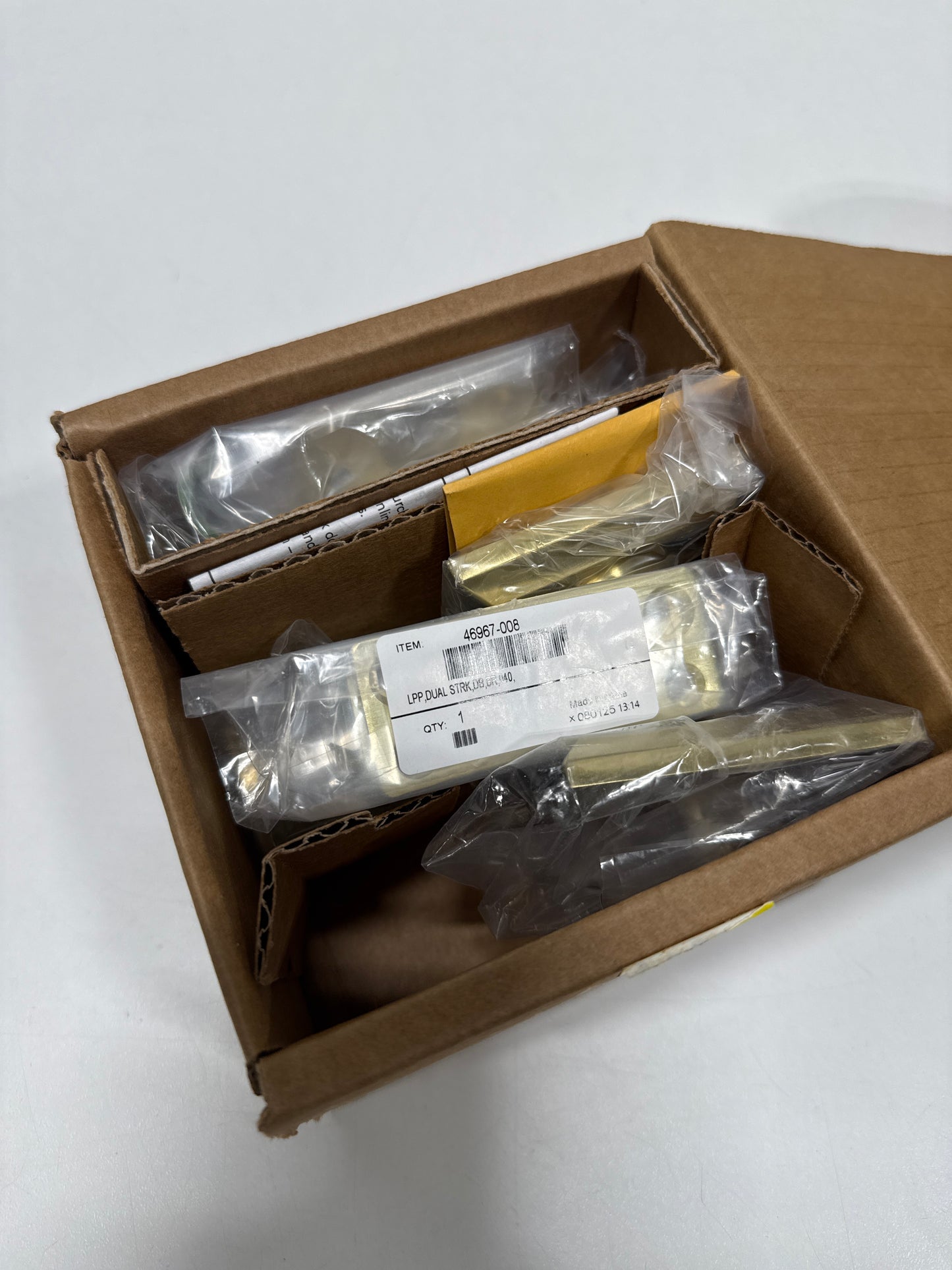 Baldwin Sc.Tsd Traditional Square Single Cylinder Keyed Entry Deadbolt - Brass