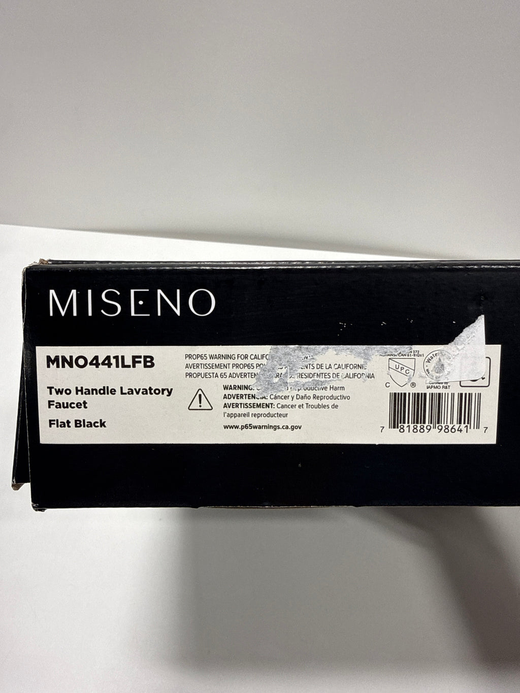 See Desc Miseno Mno441l 1.2 GPM Widespread Bathroom Faucet - Black