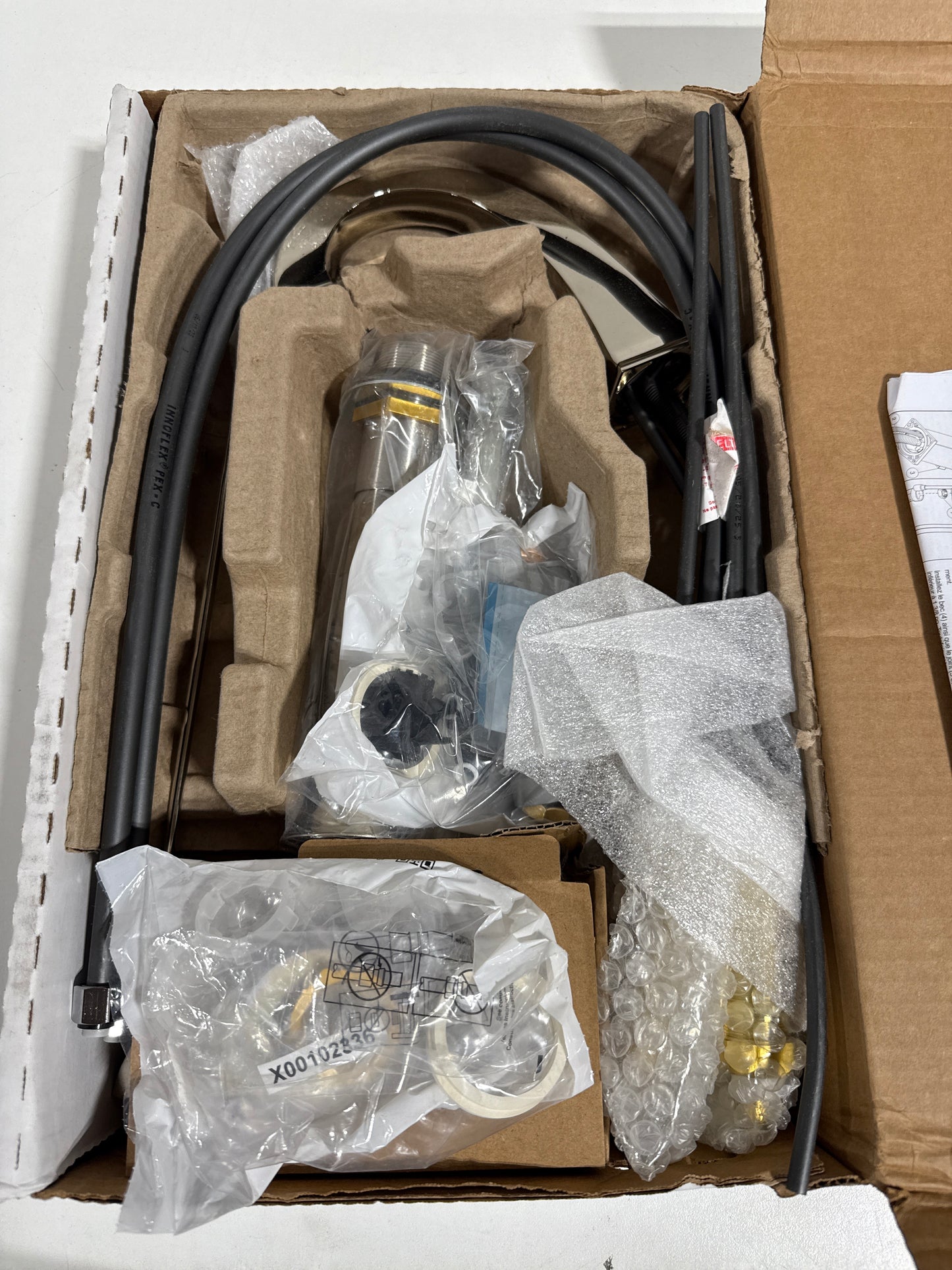 Less Handles - Delta 3551-MPU-DST Dryden 1.2 GPM Widespread Bathroom Faucet with Pop-up Drain Assembly Brilliance Polished Nickel