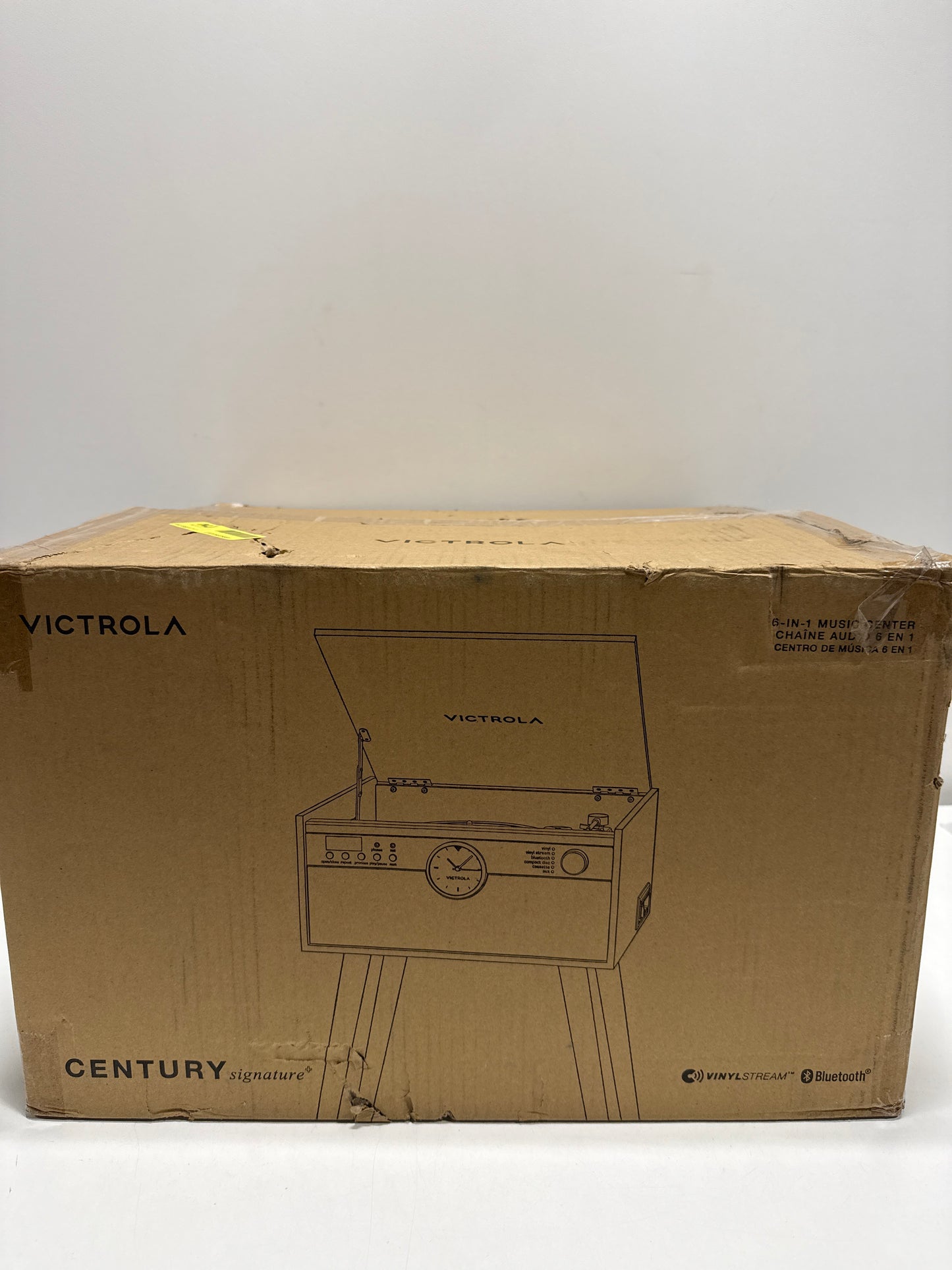 Victrola - Century Signature 6-in-1 Music Center - Black