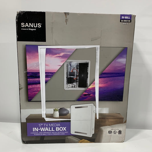 Sanus SA-IWB17-W1 17' TV Media in-Wall Box White