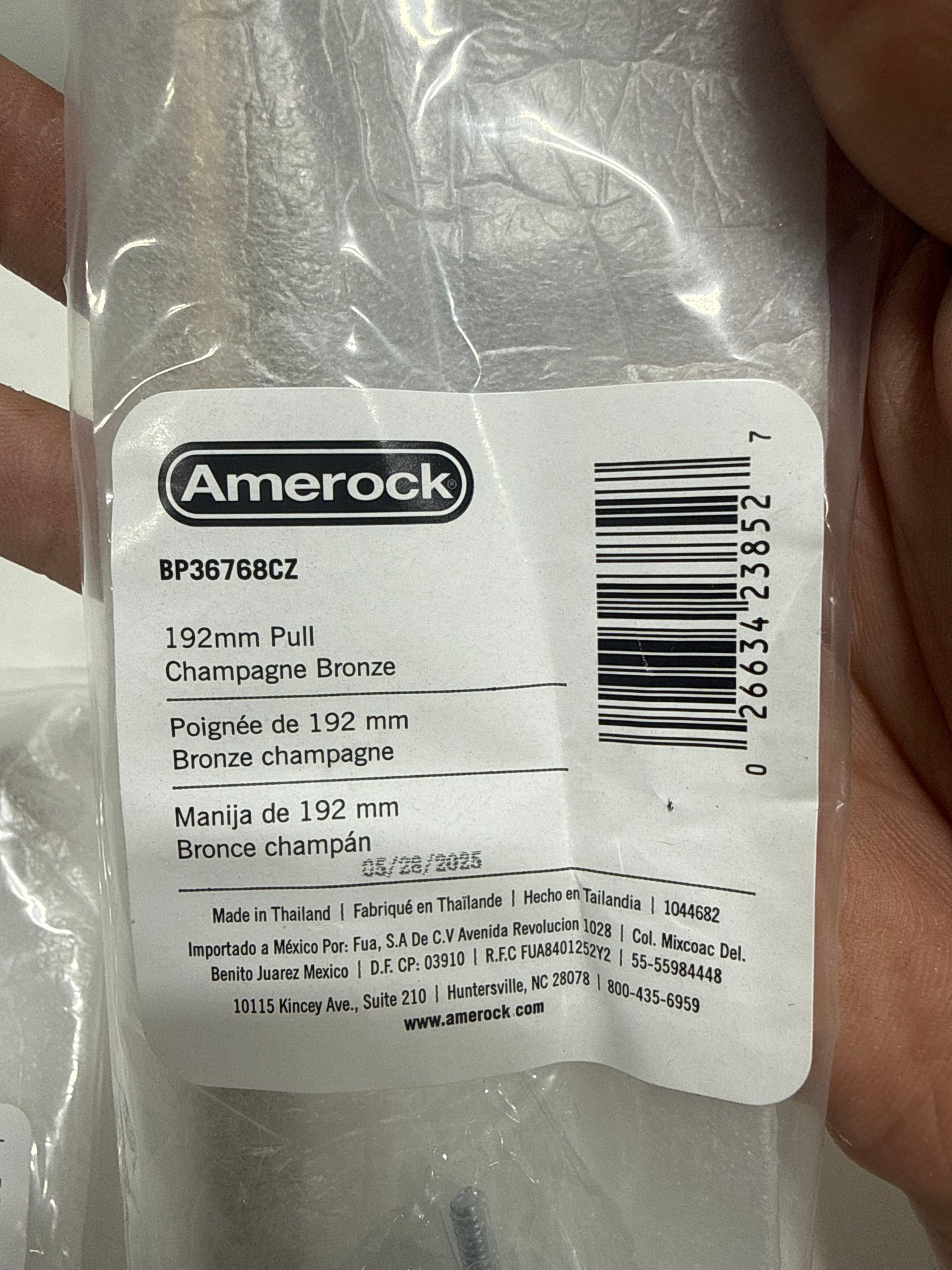 2 x Winsome 7-9/16 in. (192mm) Traditional Champagne Bronze Bar Cabinet Pull - *Tools Hardware & Misc