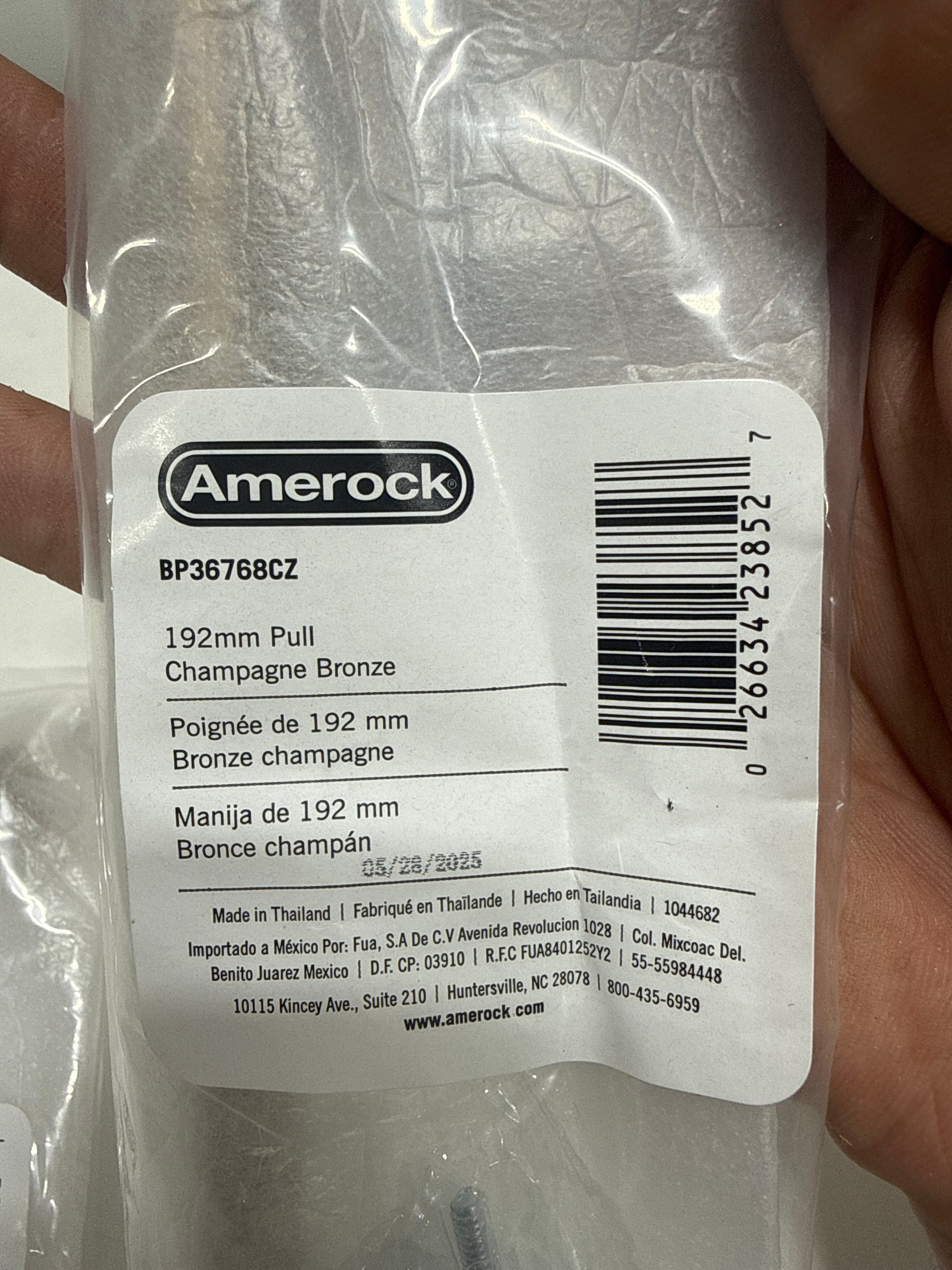 2 x Winsome 7-9/16 in. (192mm) Traditional Champagne Bronze Bar Cabinet Pull - *Tools Hardware & Misc