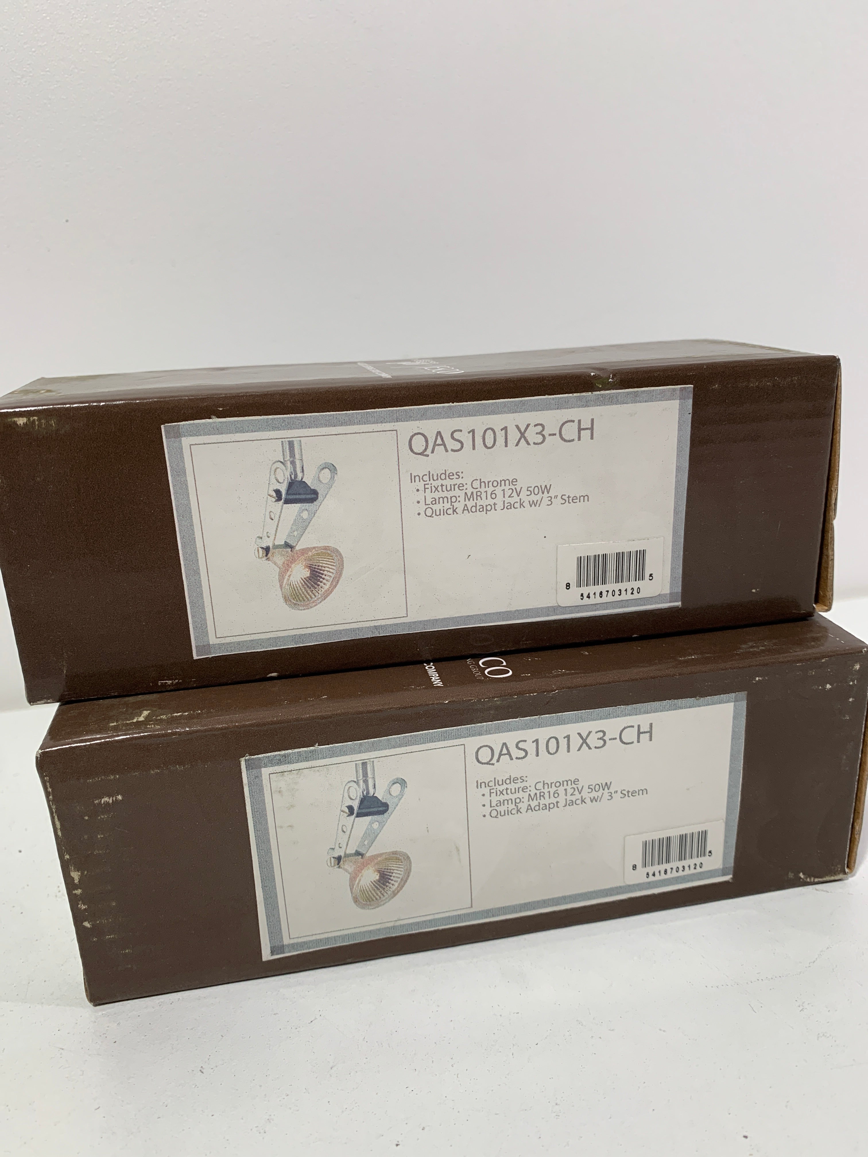 2 x Jesco Lighting Thomas 1 Light Low Voltage Track Head with 3’’ Stem - *Lighting & Electrical