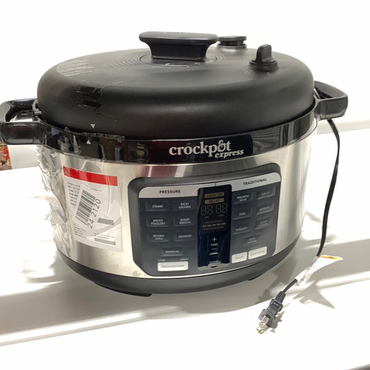 See Desc Crock-Pot - Express Oval Multi Function Pressure Cooker - Stainless Steel