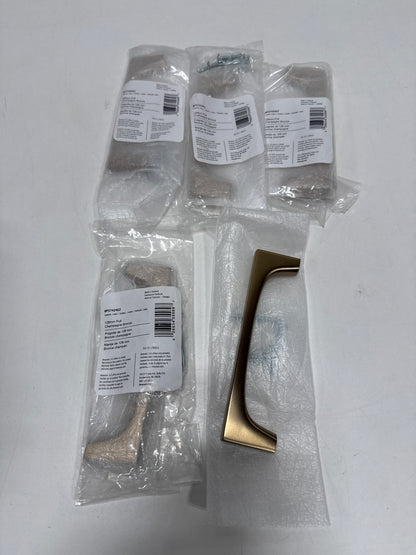 5 x Amerock Merced 5-1/16 Inch (128mm) Center-to-Center Champagne Bronze Cabinet Pull - *Tools Hardware & Misc