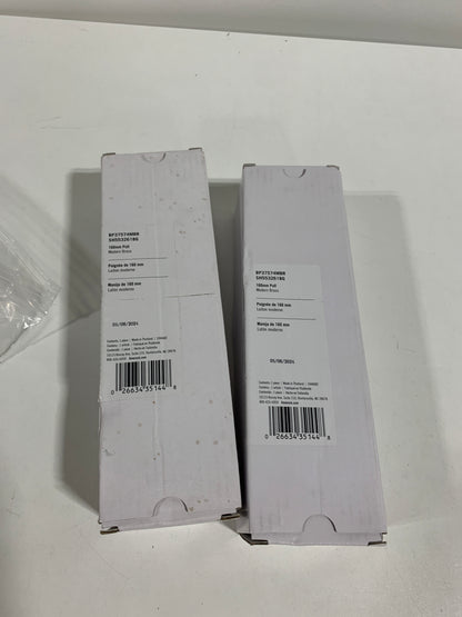 2 x Signature Hardware 954054-6516 Matilde 6-5/16 Inch Brushed Gold