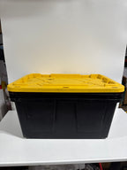 2 Used Greenmade 27 Gallon Utility Totes -1 Cracked Lid - *Furniture & Organization
