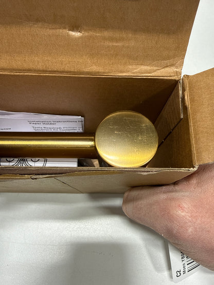 Scratch Moen Align Wall Mounted Paper Holder Brushed Gold