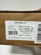 Scratch Baldwin PV.ROU.TRR Round Privacy Door Knob with Round Rose Lifetime Satin Brass