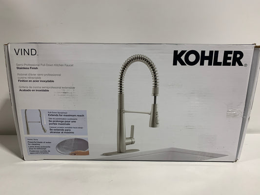 Kohler Vind Semi-Professional Pull-Down Kitchen Sink Faucet
