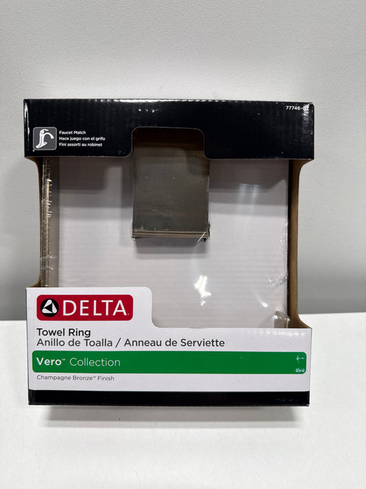 Delta Vero Open Towel Ring in Champagne Bronze