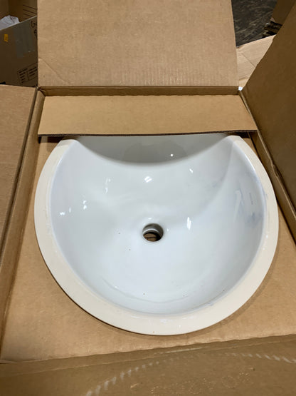 KOHLER K-2205 Caxton 19-1/4" Oval Undermount Bathroom Sink, No Overflow