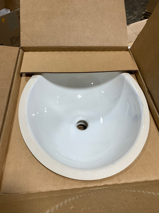 KOHLER K-2205 Caxton 19-1/4" Oval Undermount Bathroom Sink, No Overflow