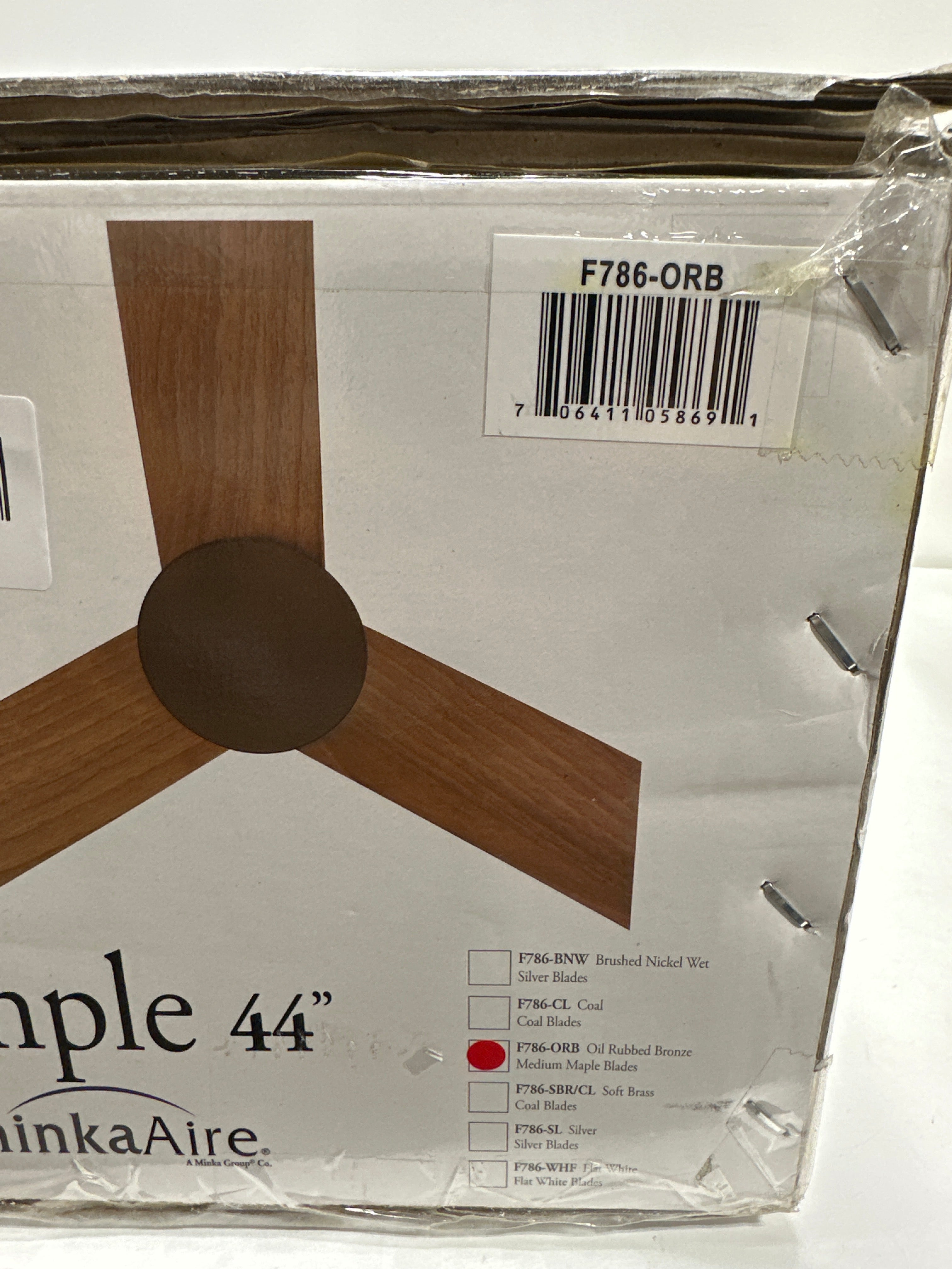 Minka Aire Simple 44 Inch Ceiling Fan Simple - F786-ORB - Modern Contemporary