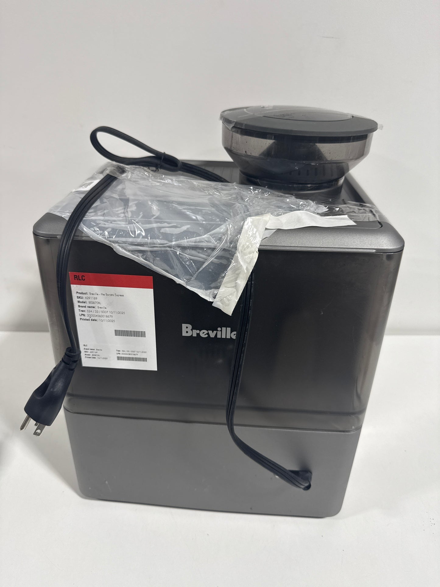 Used Breville Barista Express Espresso Machine (BES870XL) - Stainless Steel