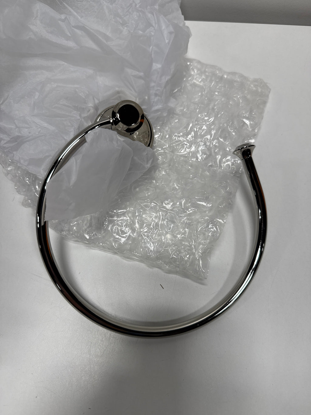 Delta Cassidy Towel Ring Polished Nickel