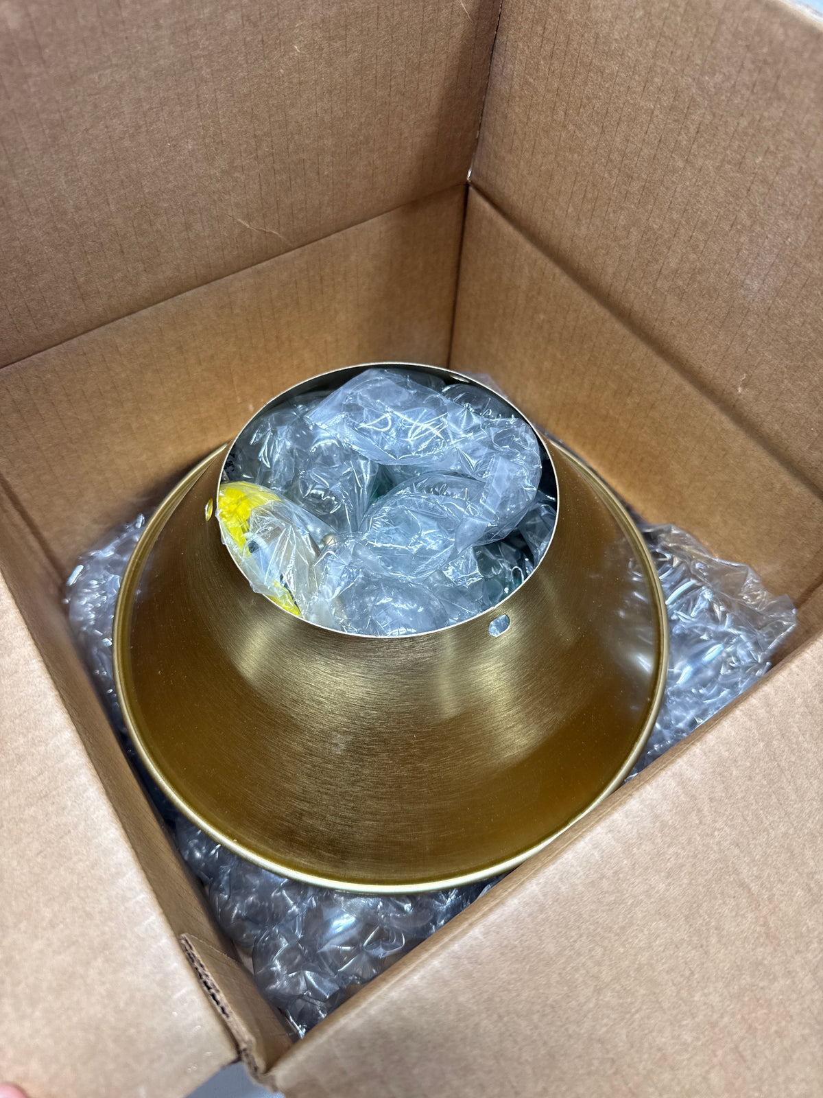Golden Lighting 3306-1W BCB-BCB Yep Orwell 1 Light 10 Inch Brushed Champagne Brass Wall Sconce Wall Light
