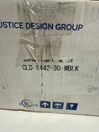 Black See Desc Era 2-Light Bath Bar (CLD-8442-30-MBLK) by Justice Design Group - *Lighting & Electrical