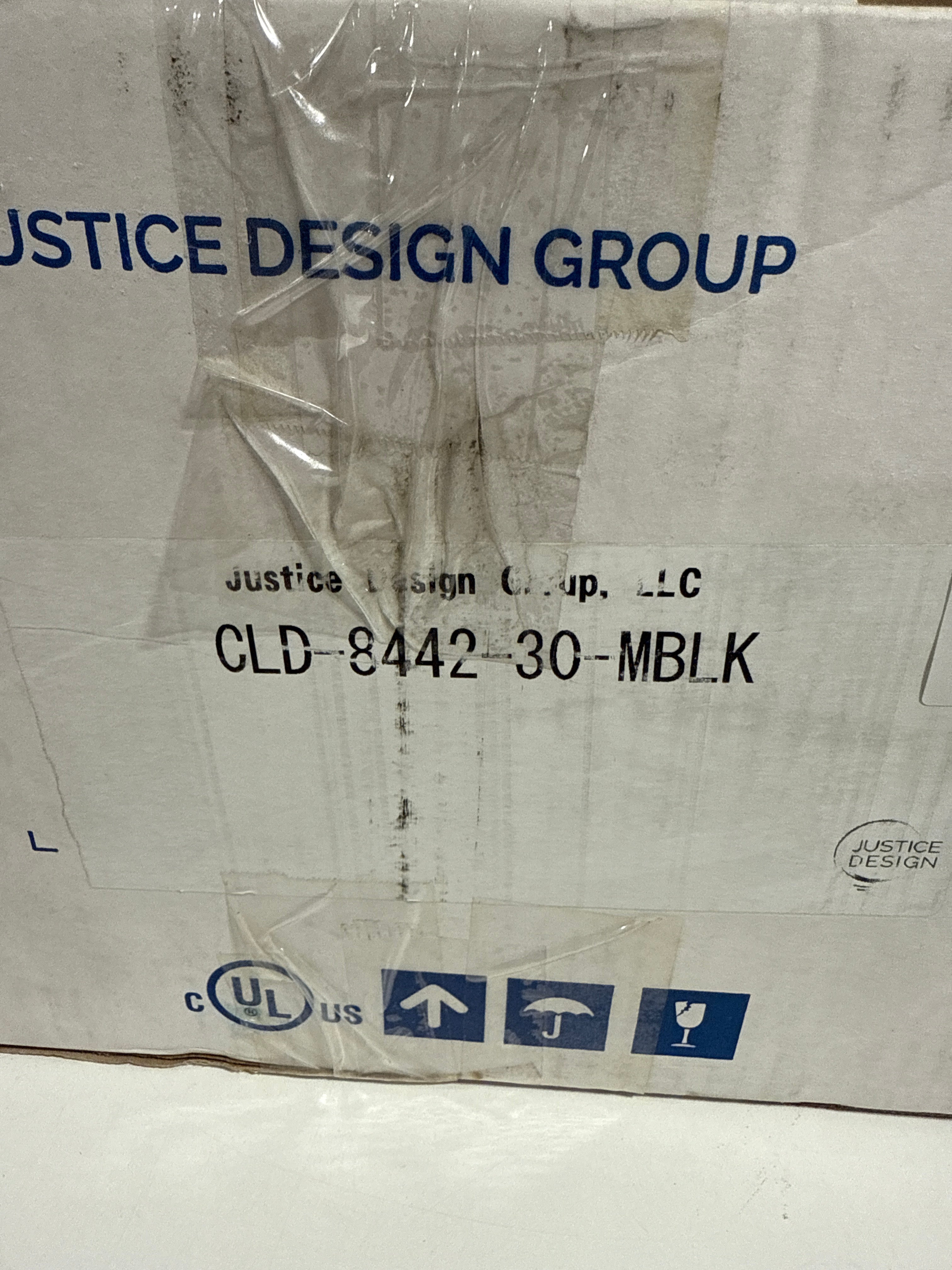 Black See Desc Era 2-Light Bath Bar (CLD-8442-30-MBLK) by Justice Design Group - *Lighting & Electrical