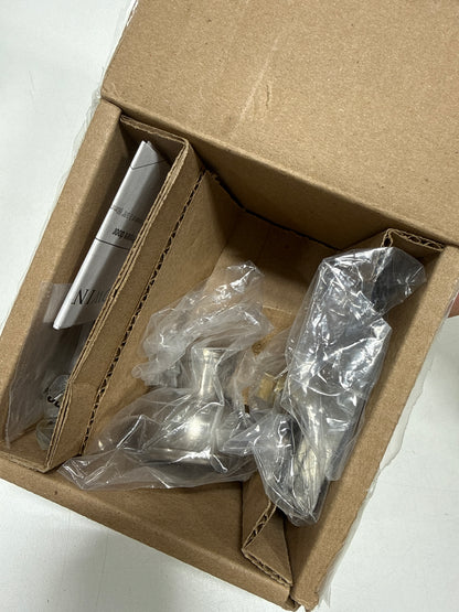 Baldwin Reserve HDTRATAR150 Half Dummy Traditional Knob and Arch Rose Satin Nickel Finish