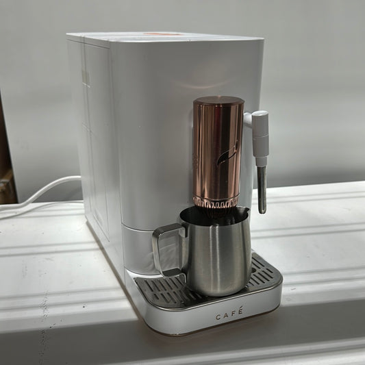 Used Café Affetto Automatic Espresso Machine + Milk Frother | Built-in & Adjustable Espresso Bean Grinde