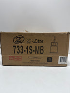 Z-Lite Bryant 12 Inch Wall Sconce Bryant - 733-1S-MB - Industrial