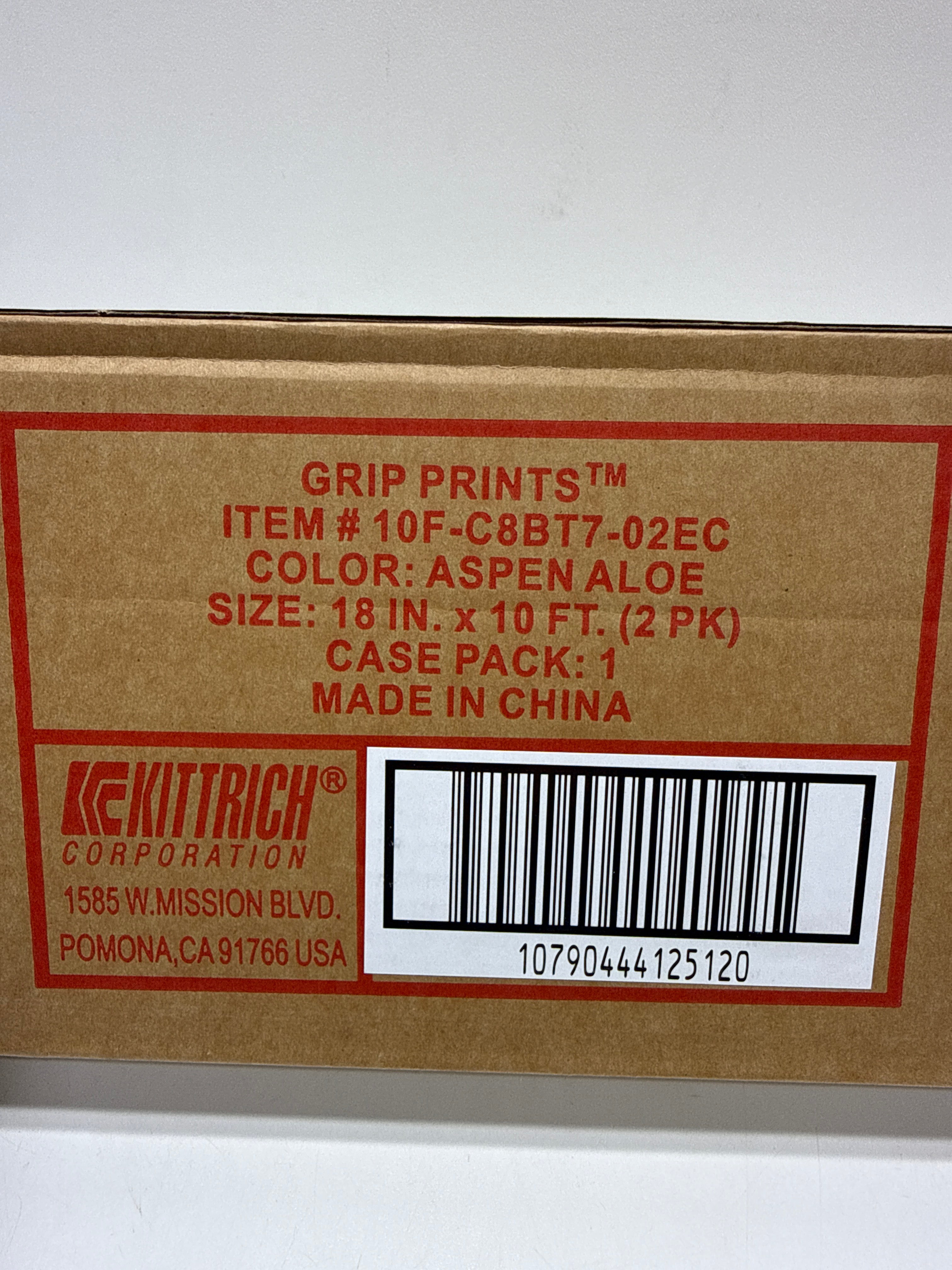 2 x Con-Tact Grip Prints Shelf Liner Aspen Aloe