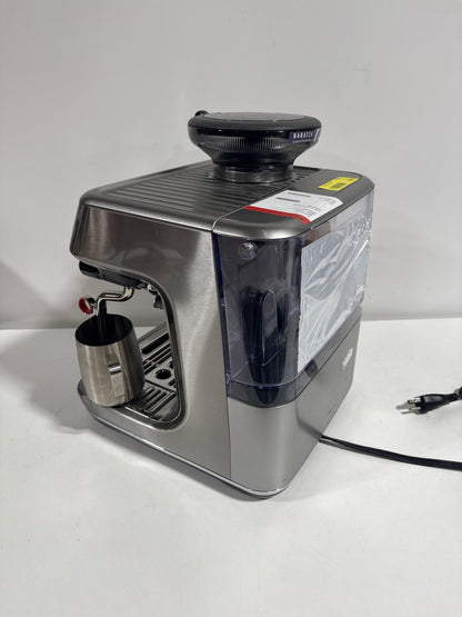 Scratch & Dent Breville the Barista Touch Impress Espresso Machine with Grinder & Milk Frother, Espresso Maker with Assisted Tamping, Cappuccino & Latte Machine