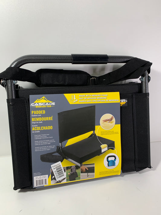 Portable Folding Stadium Seat for Bleachers-- Lightweight Cascade Mountain Tech