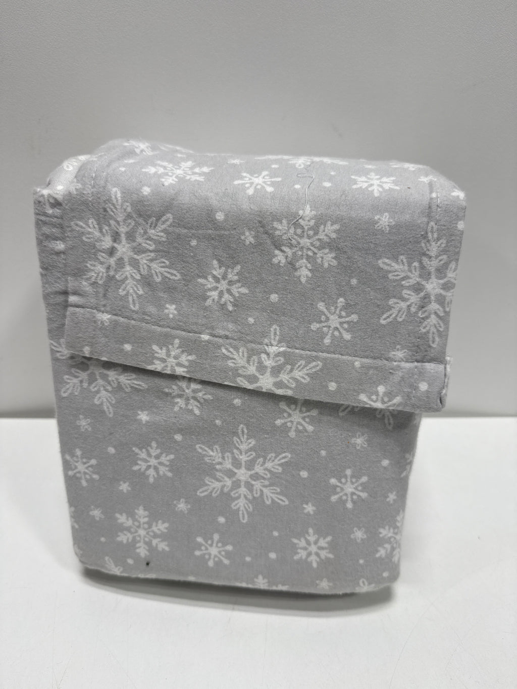 Full Christmas Flannel Sheet Set Gray Snowflake - Wondershop - *Bedding