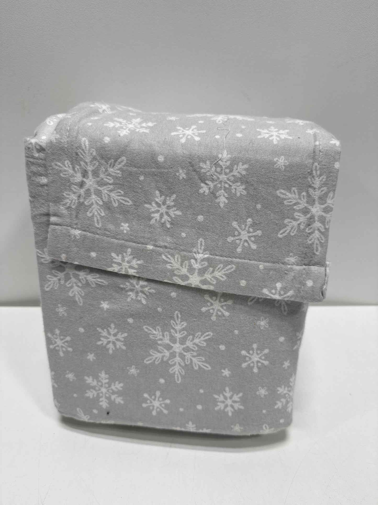 Full Christmas Flannel Sheet Set Gray Snowflake - Wondershop - *Bedding