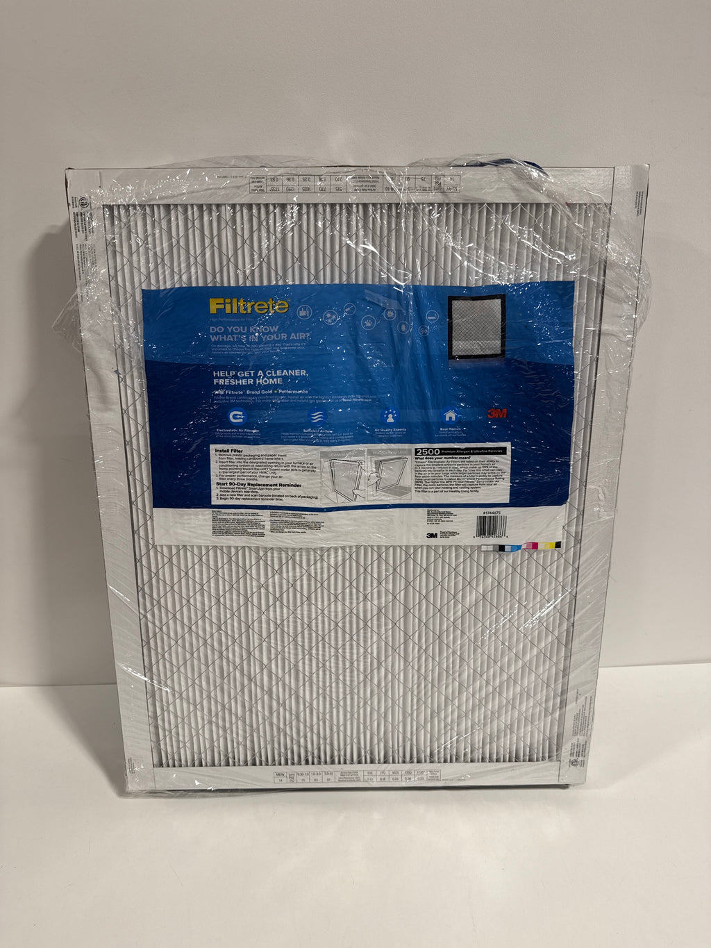 3M 2500 Series Filtrete 1 Filter 20 X 25 X 1 (Pack of 3) - *Furnace Filters