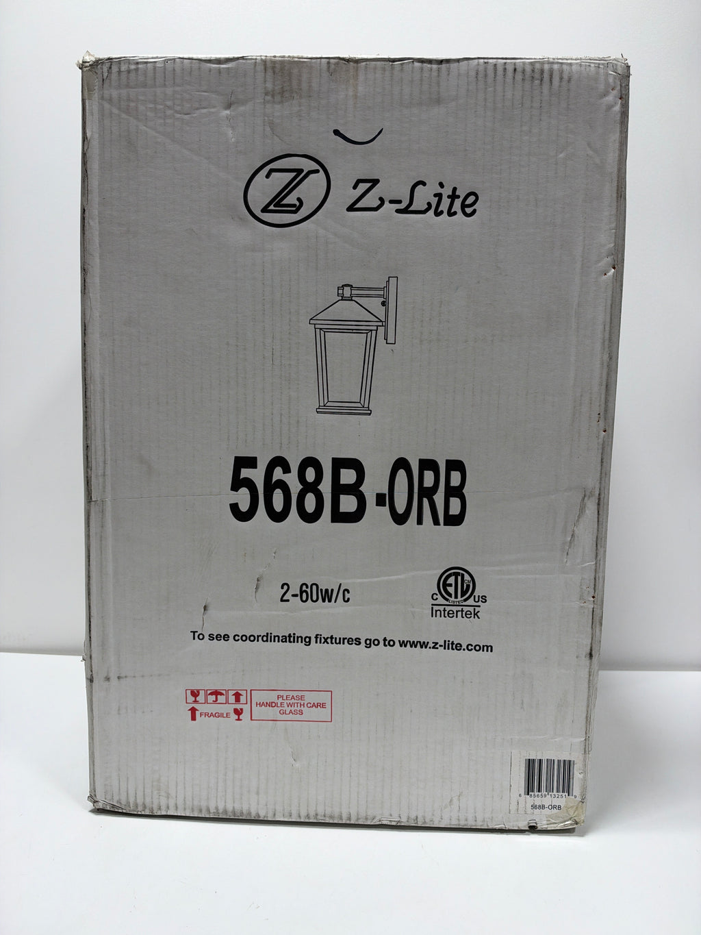 Z-Lite Beacon 17 Inch Tall 2 Light Outdoor Wall Light Beacon - 568B-ORB - Early American